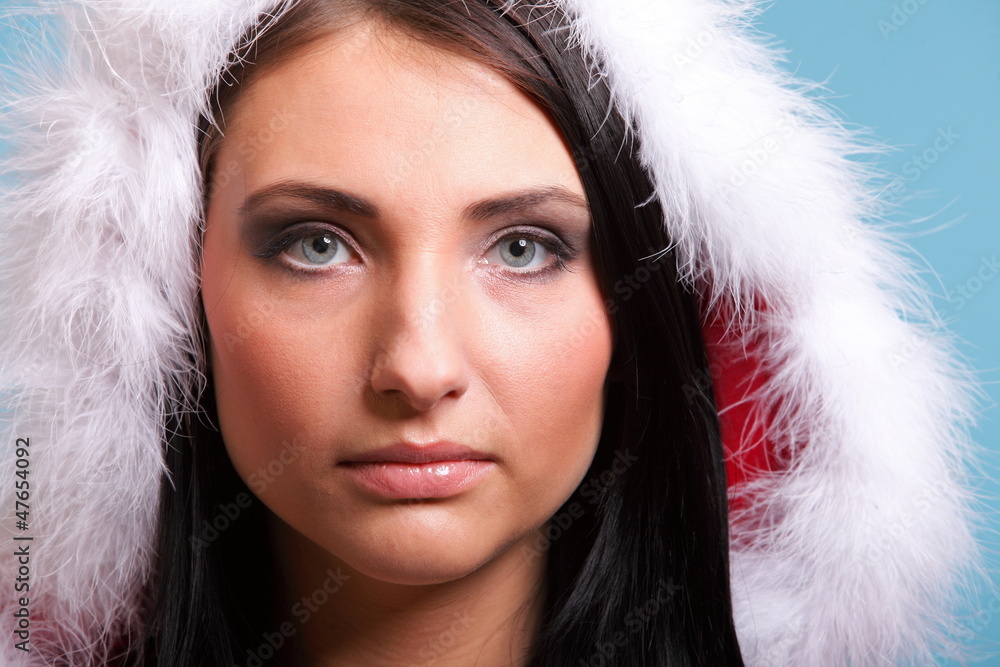 beautiful sexy girl wearing santa claus clothes beautiful sexy girl wearing santa claus clothes