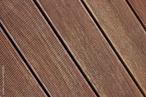 Brauner Terassenboden aus Holz
