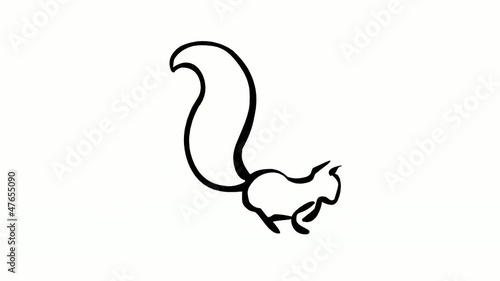 Jumping Squirrel (loop animation)