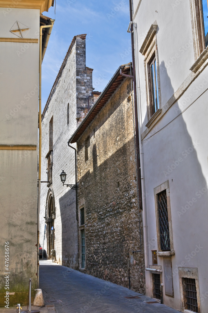 Alleyway. Narni. Umbria. Italy.