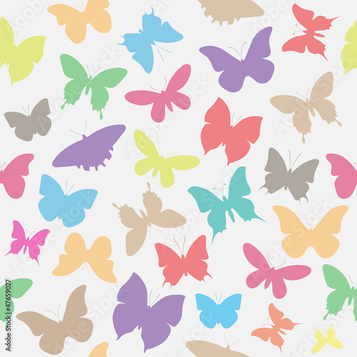 Seamless butterflies
