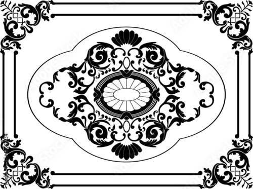 Decorative  ornament of 19 centuries