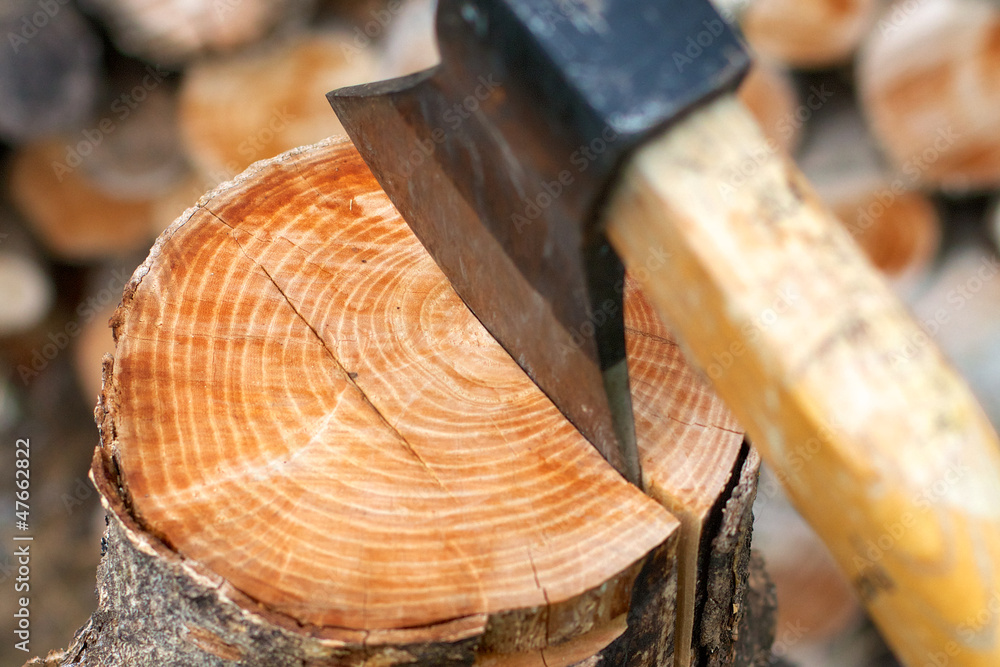Holz hacken Holz hacken