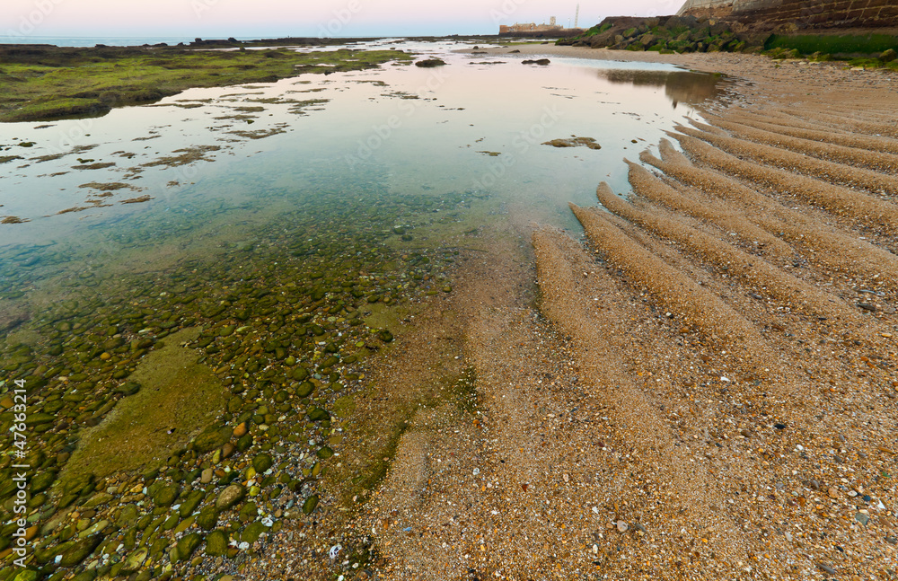 Beach of La Caleta of Cadiz