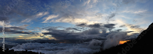 Cloudy Kinabalu