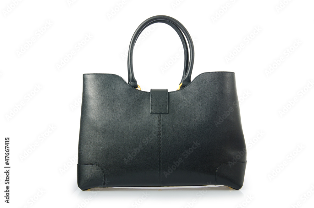 Nice elegant woman bag isolated on the white Nice elegant woman bag isolated on the white