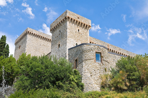 Albornoz fortress. Narni. Umbria. Italy.