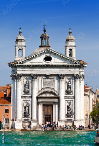 Basilica Santa Maria della Salute, Venice, Italy..