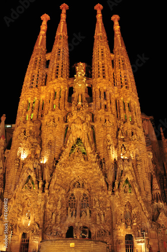 Sagrada Familia w Barcelonie, Hiszpania
