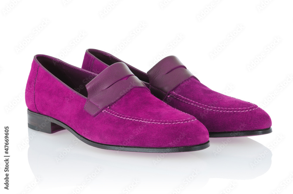 Male shoes isolated on white Male shoes isolated on white