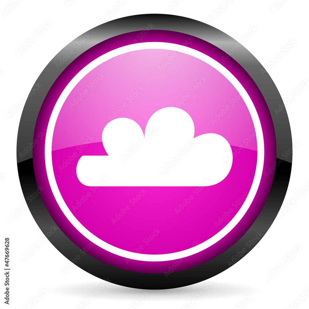 weather violet glossy icon on white background weather violet glossy icon on white background