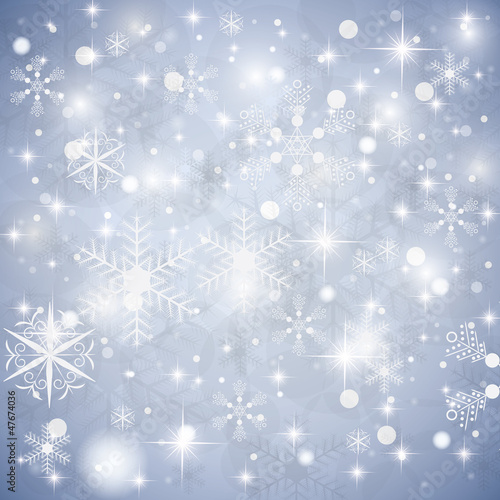 Abstract winter Christmas background © evryka23