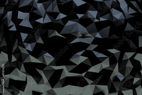 Black crystal background