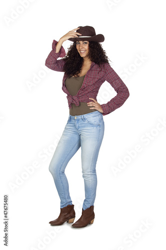 Adult Sexy Woman on Jeans