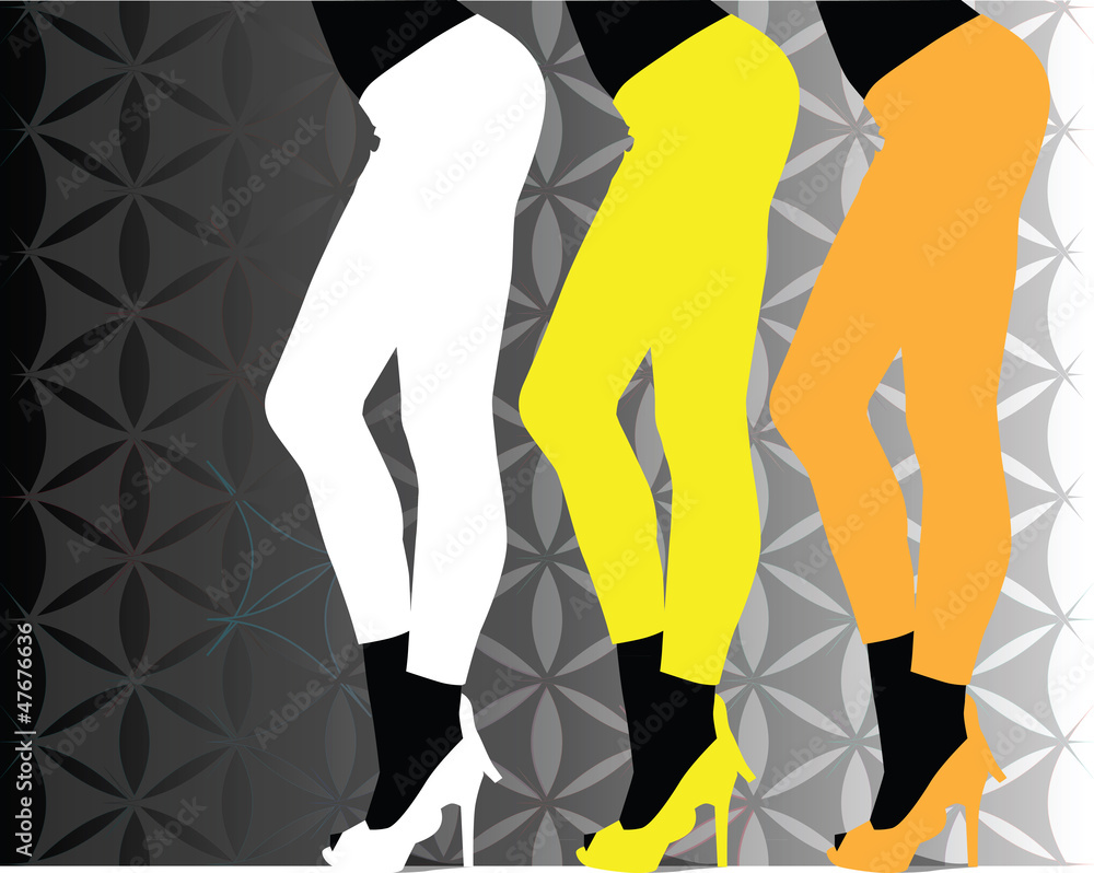 Sexy pants illustration