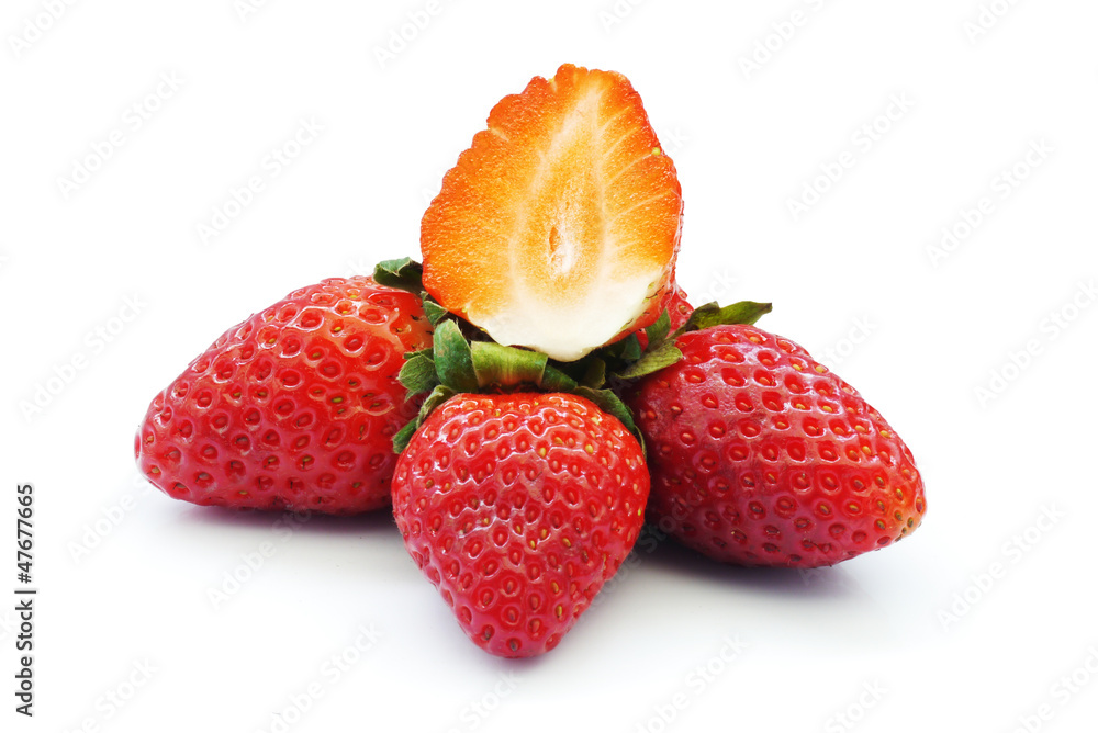 Strawberry on a white background Strawberry on a white background