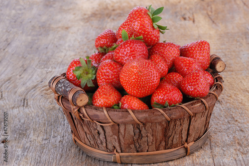 Basket of strawberries