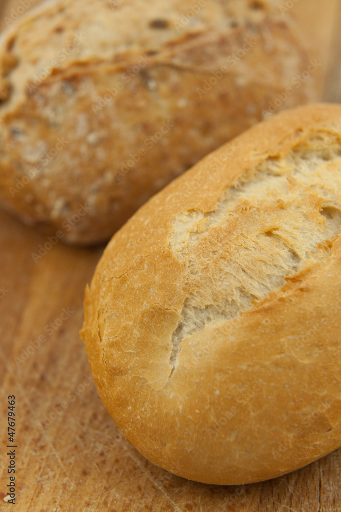 Fototapeta premium Fresh bread closeup