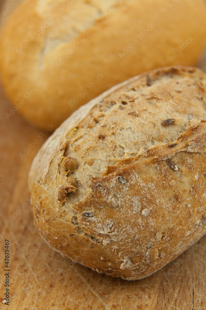 Fresh bread closeup
