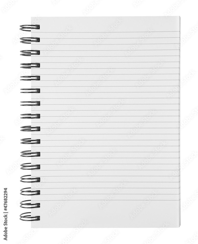 Blank ring binder Blank ring binder