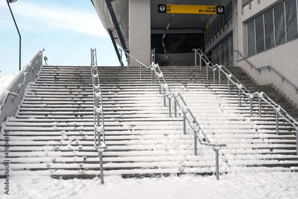 Fototapeta premium Stadium in winter