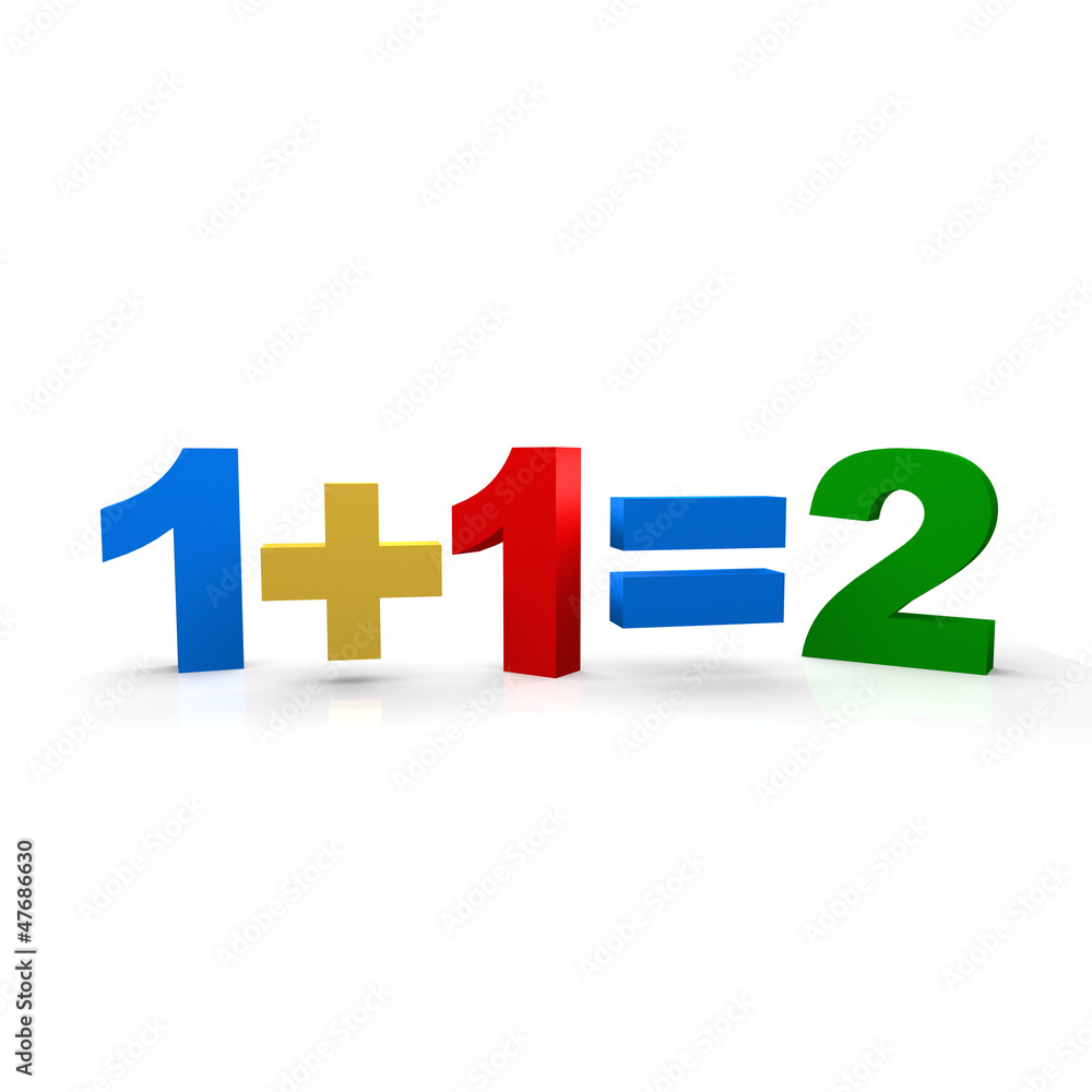 Fototapeta premium rechnen, mathe, mathematik, addieren,