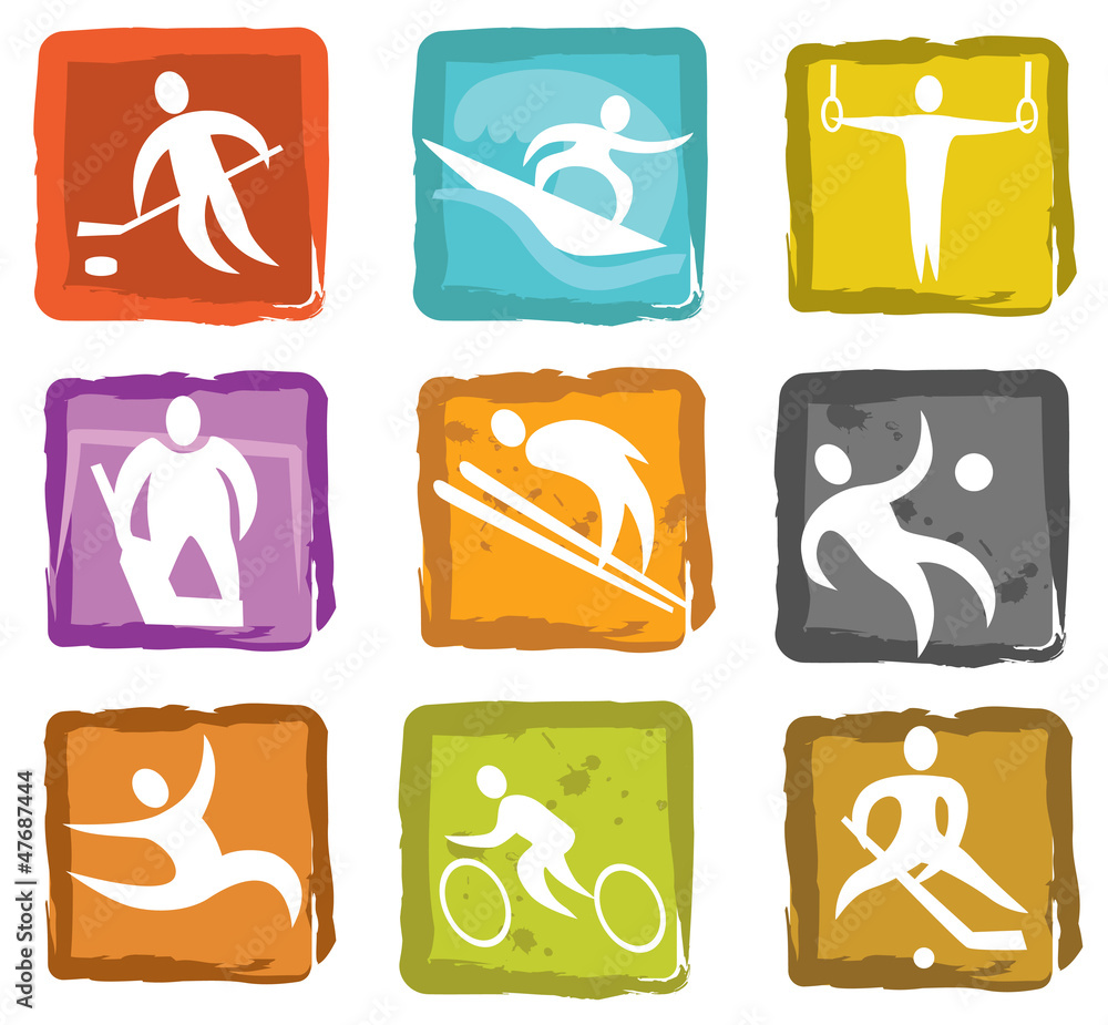 Summer and Winter Games Icon Set Num. 2 Summer and Winter Games Icon Set Num. 2