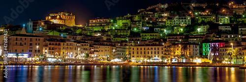 Porto Santo Stefano veduta notturna photo