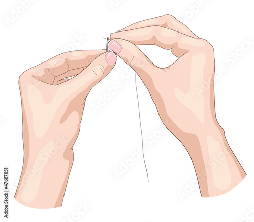 Sewing.