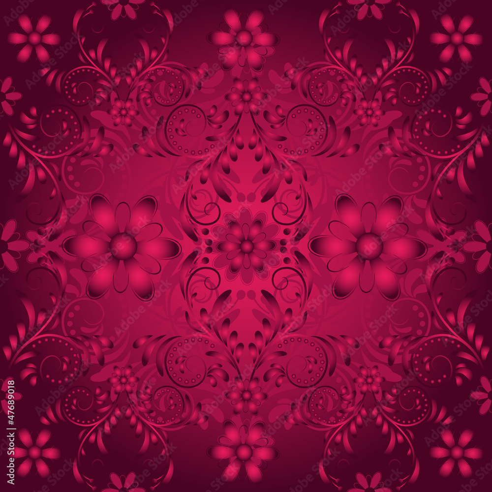 Seamless floral vinous pattern Seamless floral vinous pattern