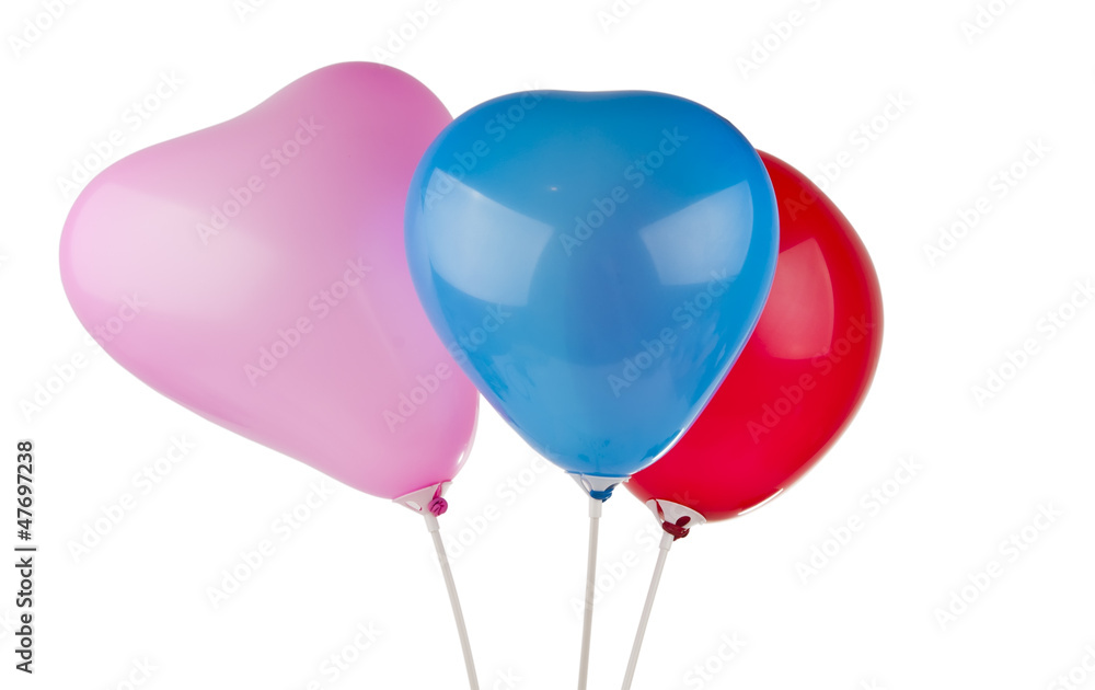 heart balloons isolated heart balloons isolated