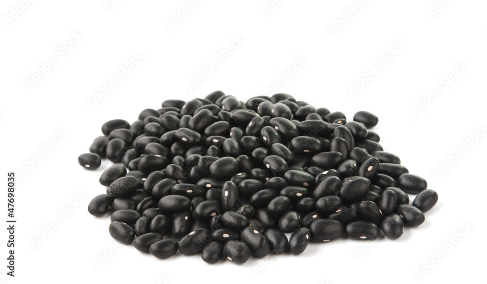 A small handful of black beans - preto A small handful of black beans - preto