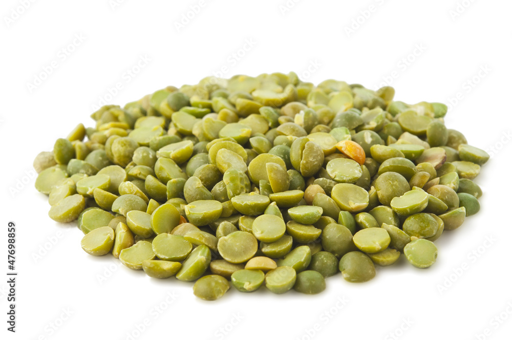 dry green peas isolated dry green peas isolated