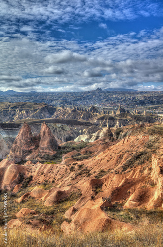 Famous cave city  Cappadocia at Turkey, HDR photography © derege