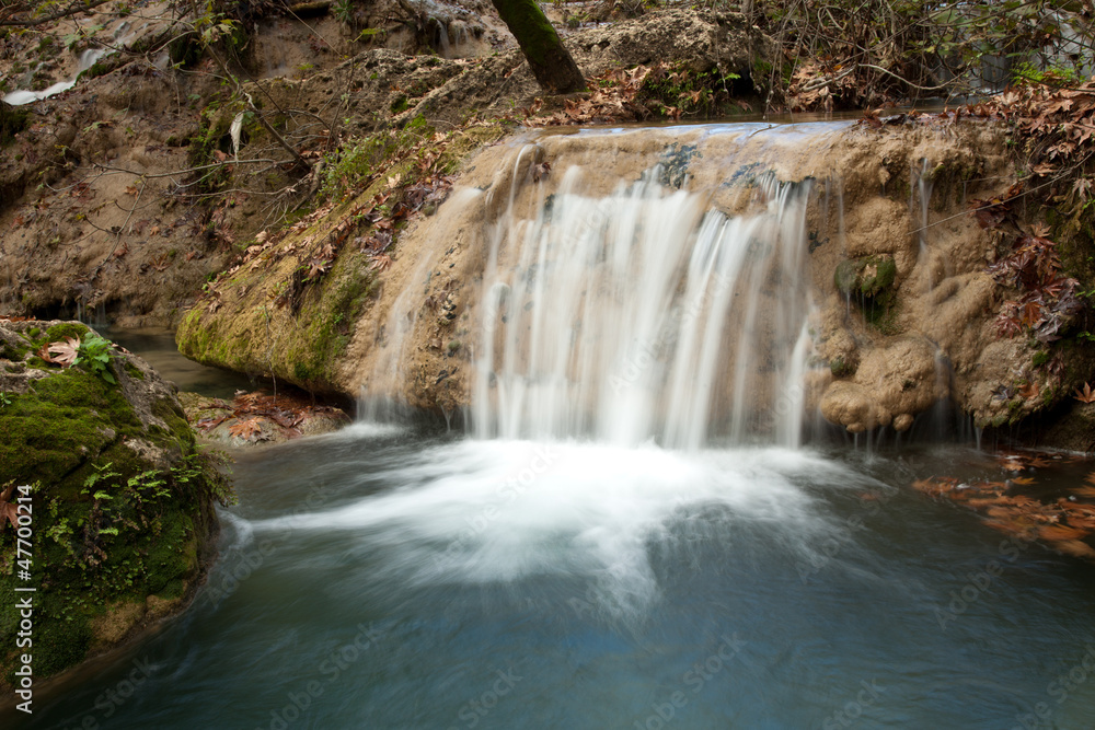 Obraz premium Kursunlu waterfall and cascade at Antalya Turkey
