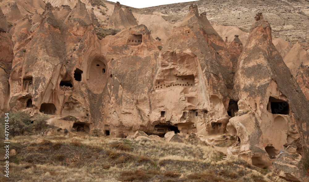 Famous city  Cappadocia in Turkey