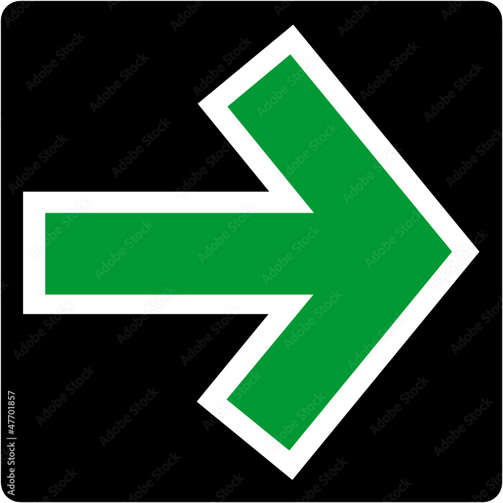 Grünpfeil, grüner Pfeil, Grünpfeilschild Grünpfeil, grüner Pfeil, Grünpfeilschild