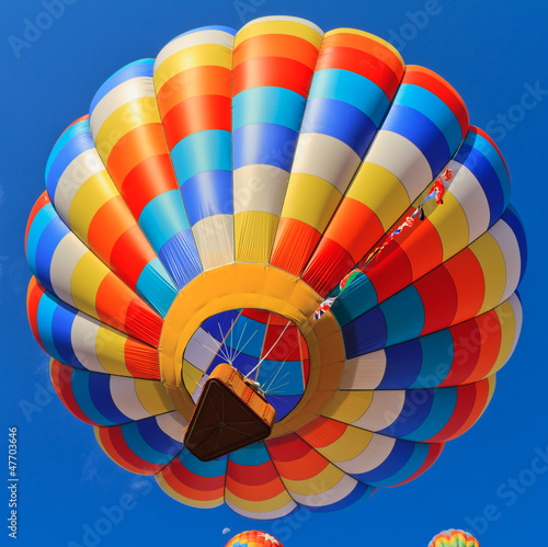 colorful hot air balloons