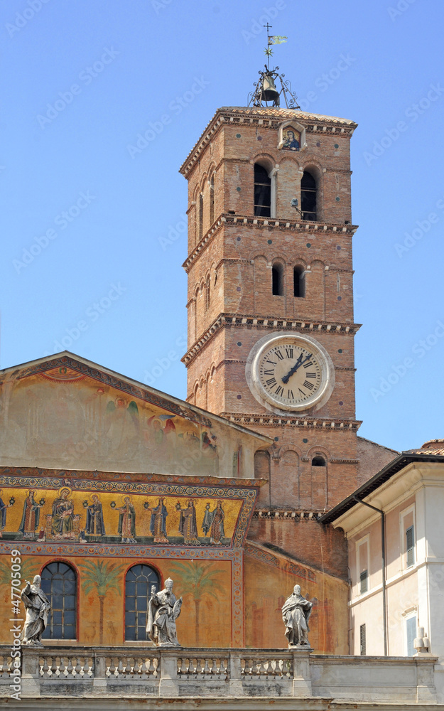 Saint Mary or Santa Maria, in Trastevere, Rome