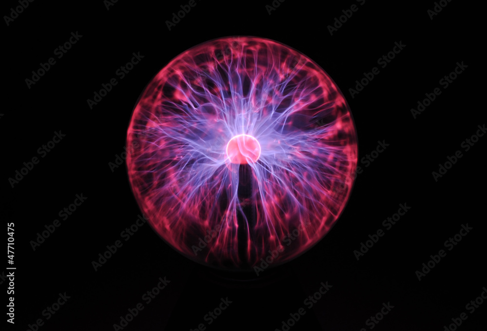 close up on purple and red glows in glass plasma lamp close up on purple and red glows in glass plasma lamp