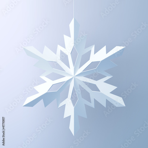 white snowflake
