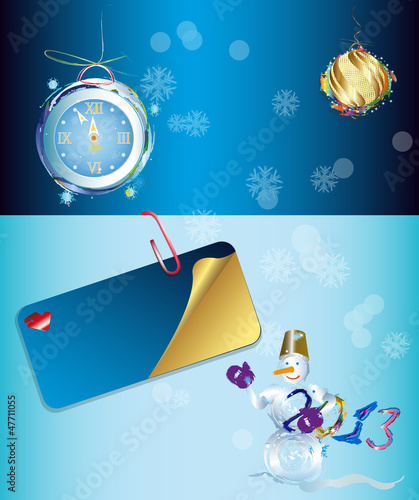 New Year banner.Sale product