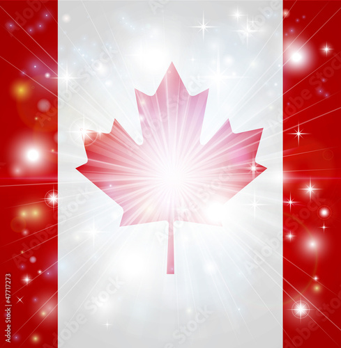 Canadian flag background