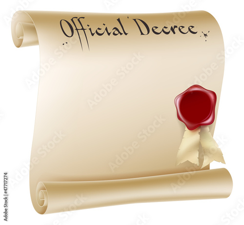 Antique paper document