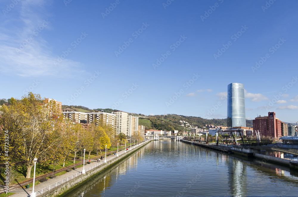 Ria Nervion de Bilbao.