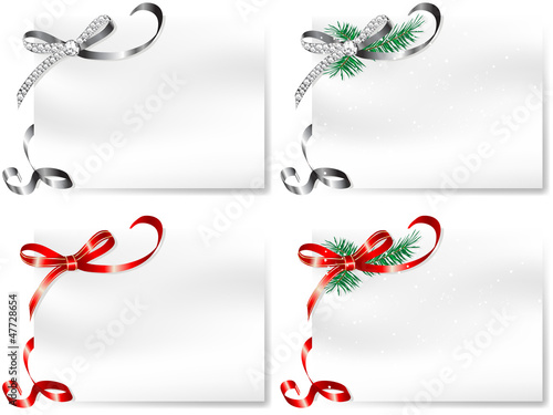 Cards with bows