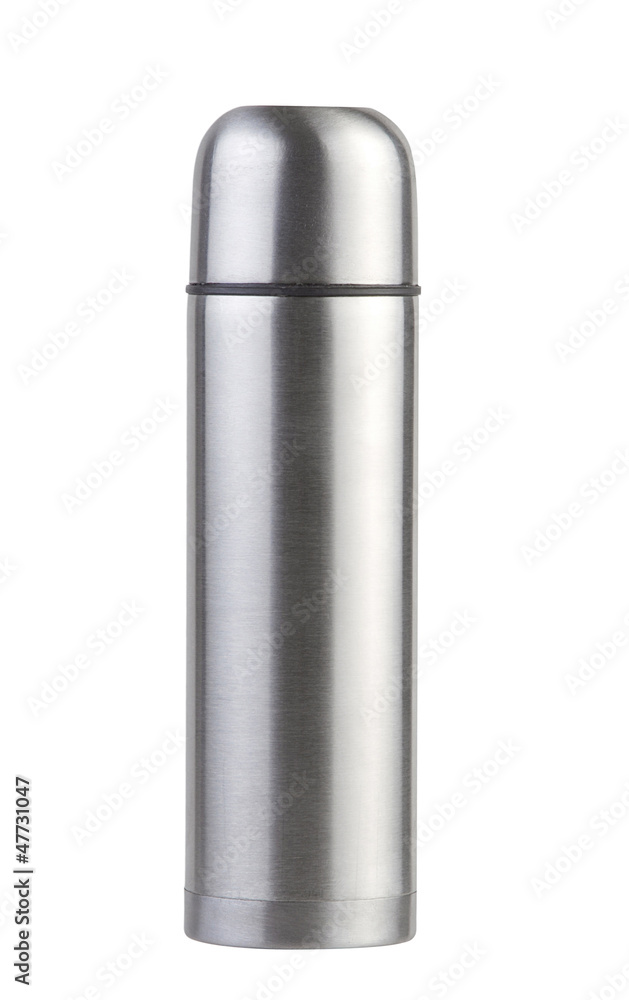 Hot and cool chrome thermos liquid container Hot and cool chrome thermos liquid container