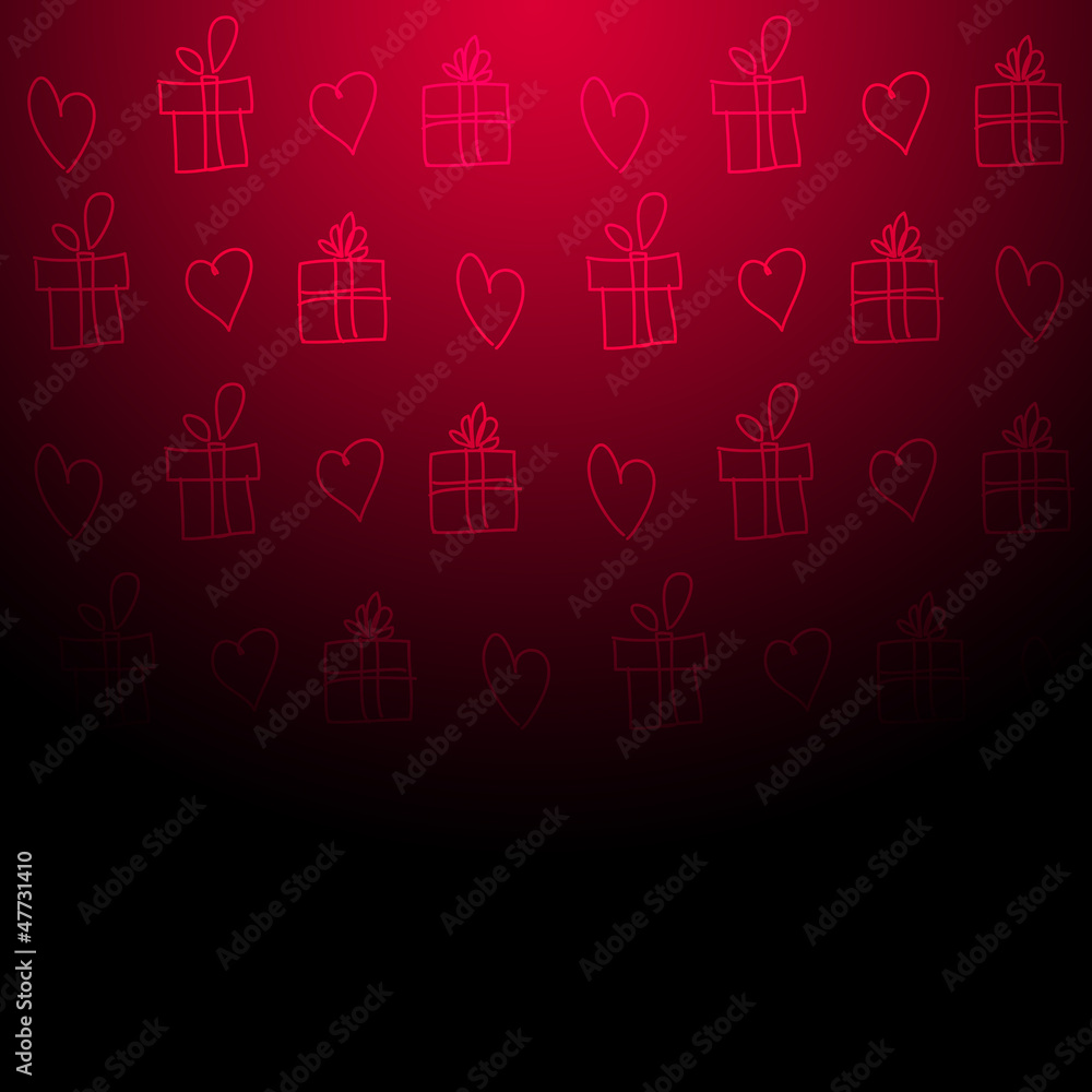 Valentines day wrapping paper textured background