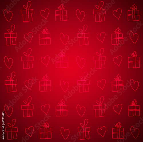 Valentines day wrapping paper textured background