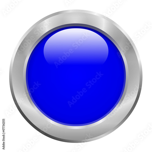 Bouton bleu avec contour métallique gris Free Download Bouton bleu avec contour métallique gris - GFXLoad